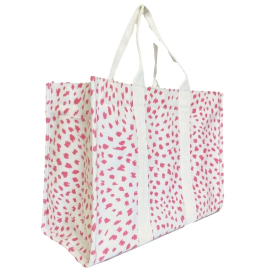 Spot On! Large Tote, Spot Pink