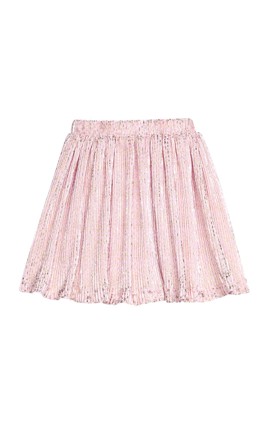 Circle Skort,  Pink Crinkle Stars