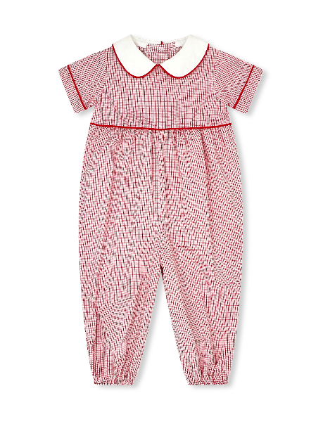Rover Romper, Redford Red Windowpane