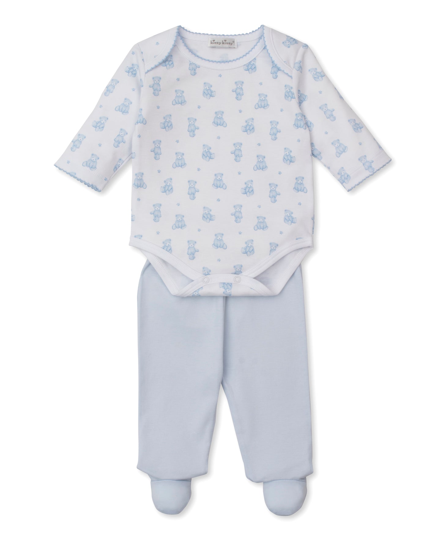 Footed Pant Set Mix, Teddy Bear Time
