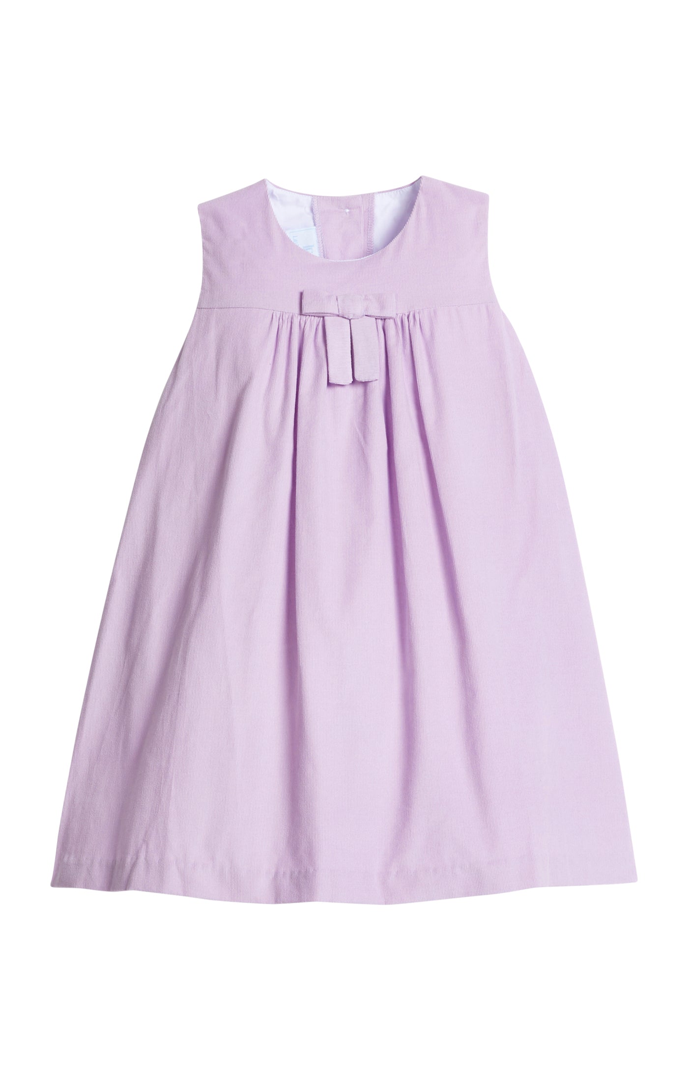 Pleated Bow Jumper - Lavender Corduroy