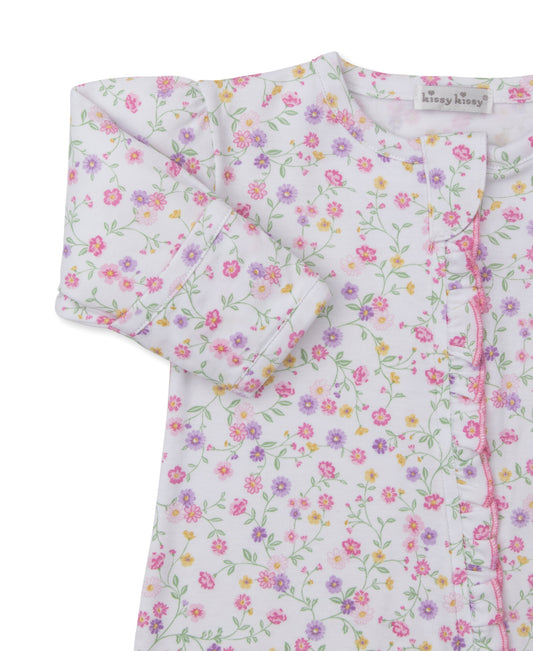 Zippered Footie, Autumn Gardens