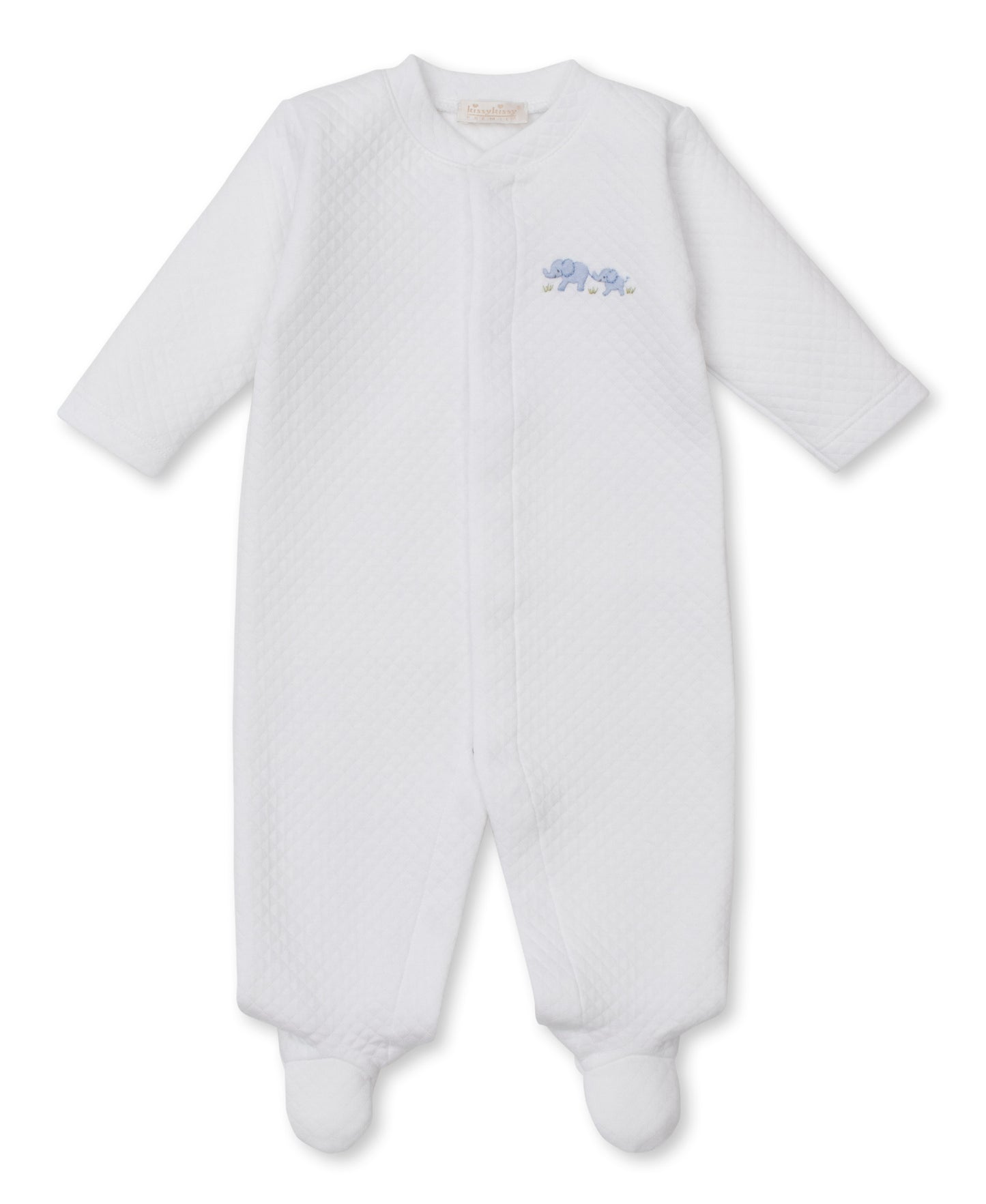 Premier Jacquard Footie with Hand Embroidery, Elephant Esprit