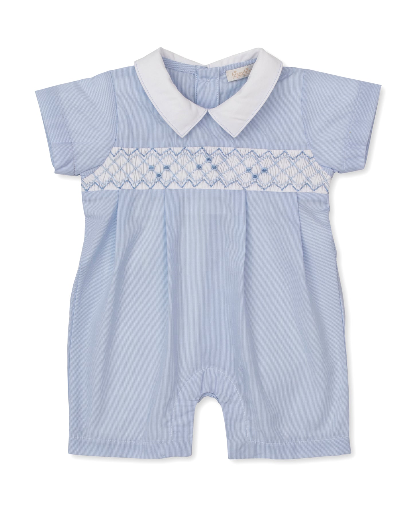 CLB Hand Smocked Woven Short Playsuit