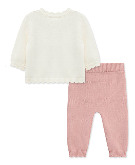 Floral Vine Sweater Set