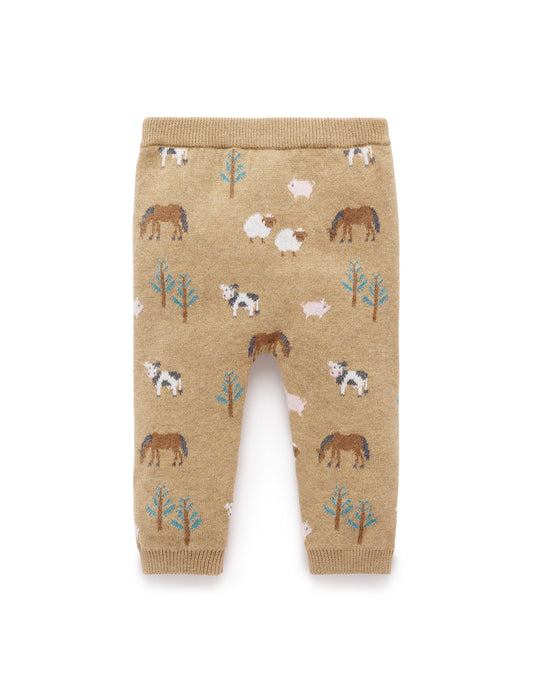 On The Farm Leggings, Farm Jacquard
