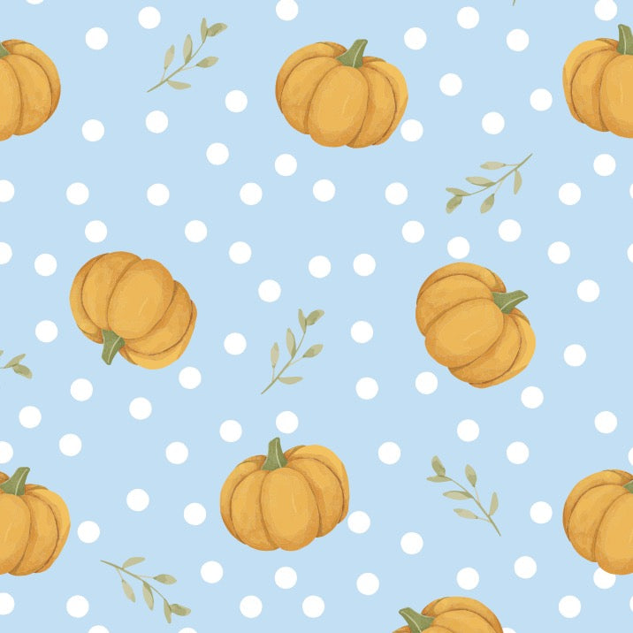 Once Upon A Time Footie, Pumpkin Patch Delight, Blue