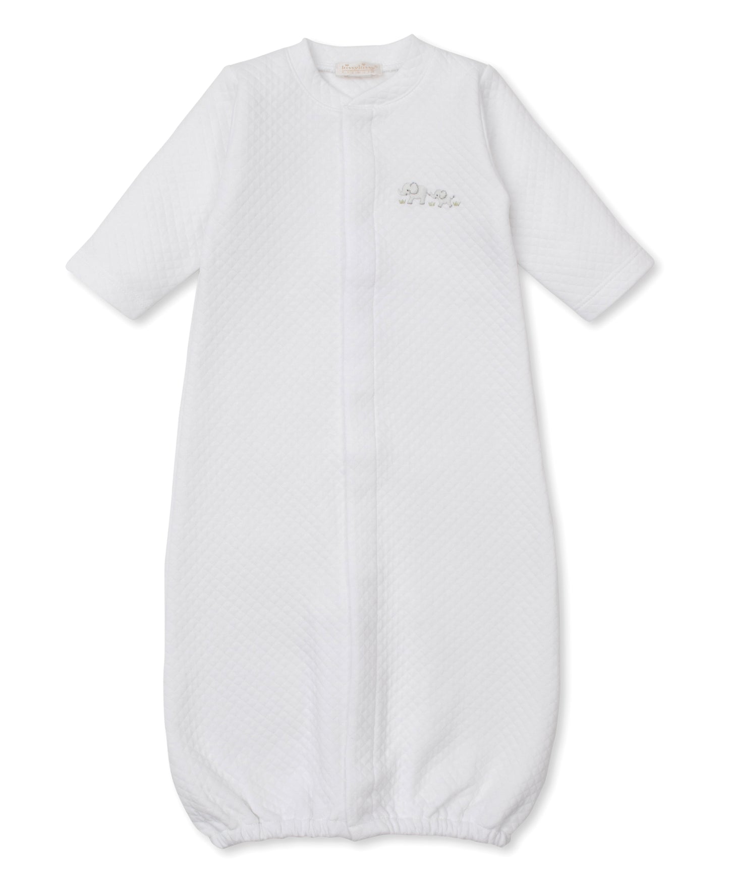 Premier Jacquard Converter Gown with Hand Embroidery, Elephant Esprit