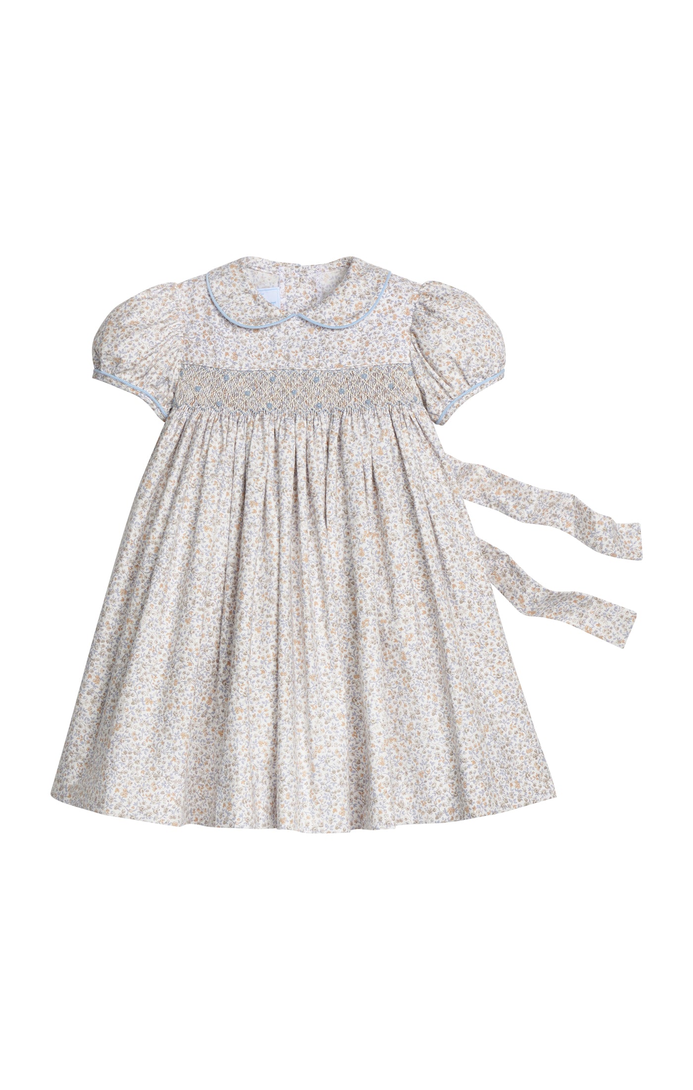 Smocked Peter Pan Dress - Winthrop Floral