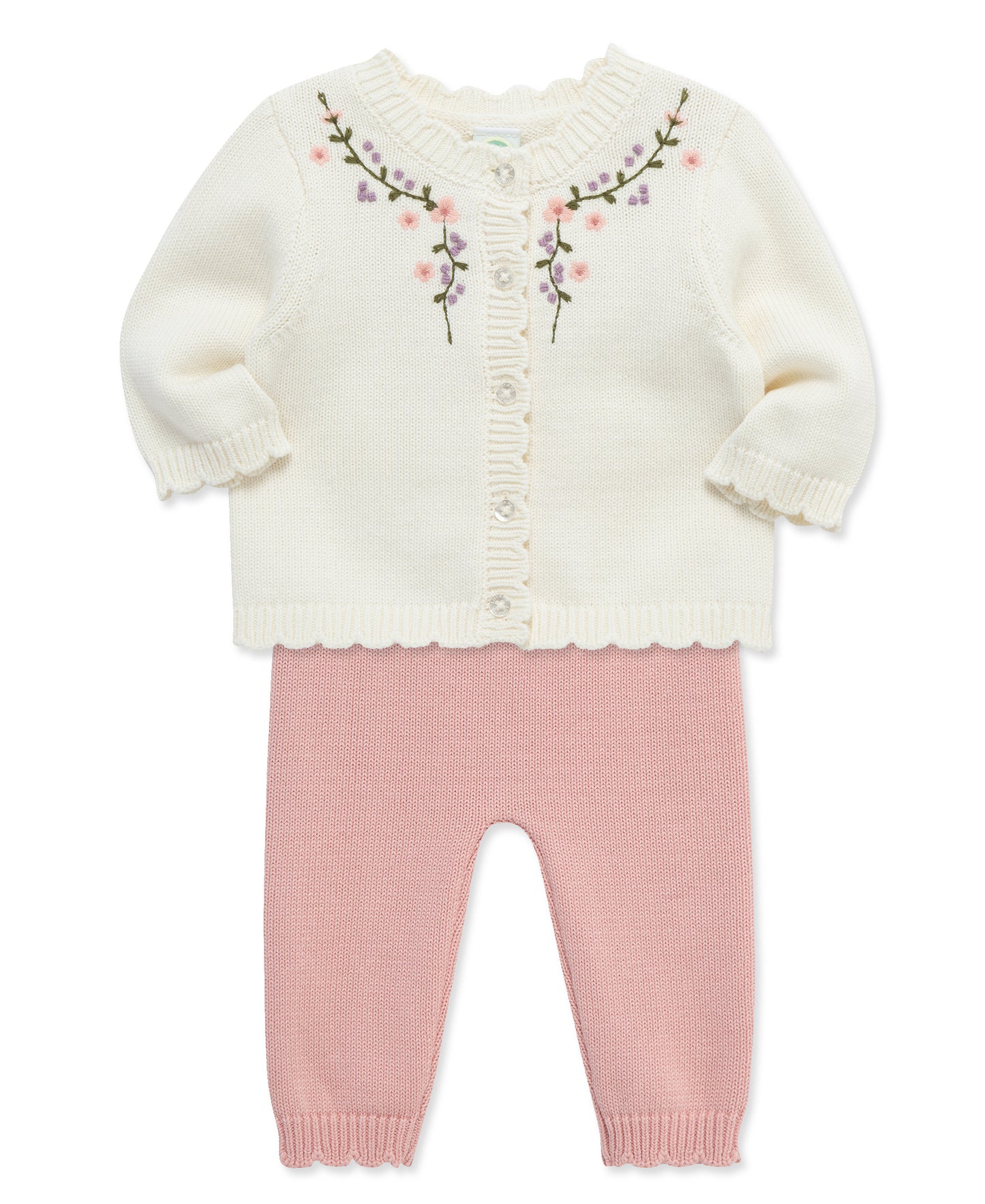 Floral Vine Sweater Set