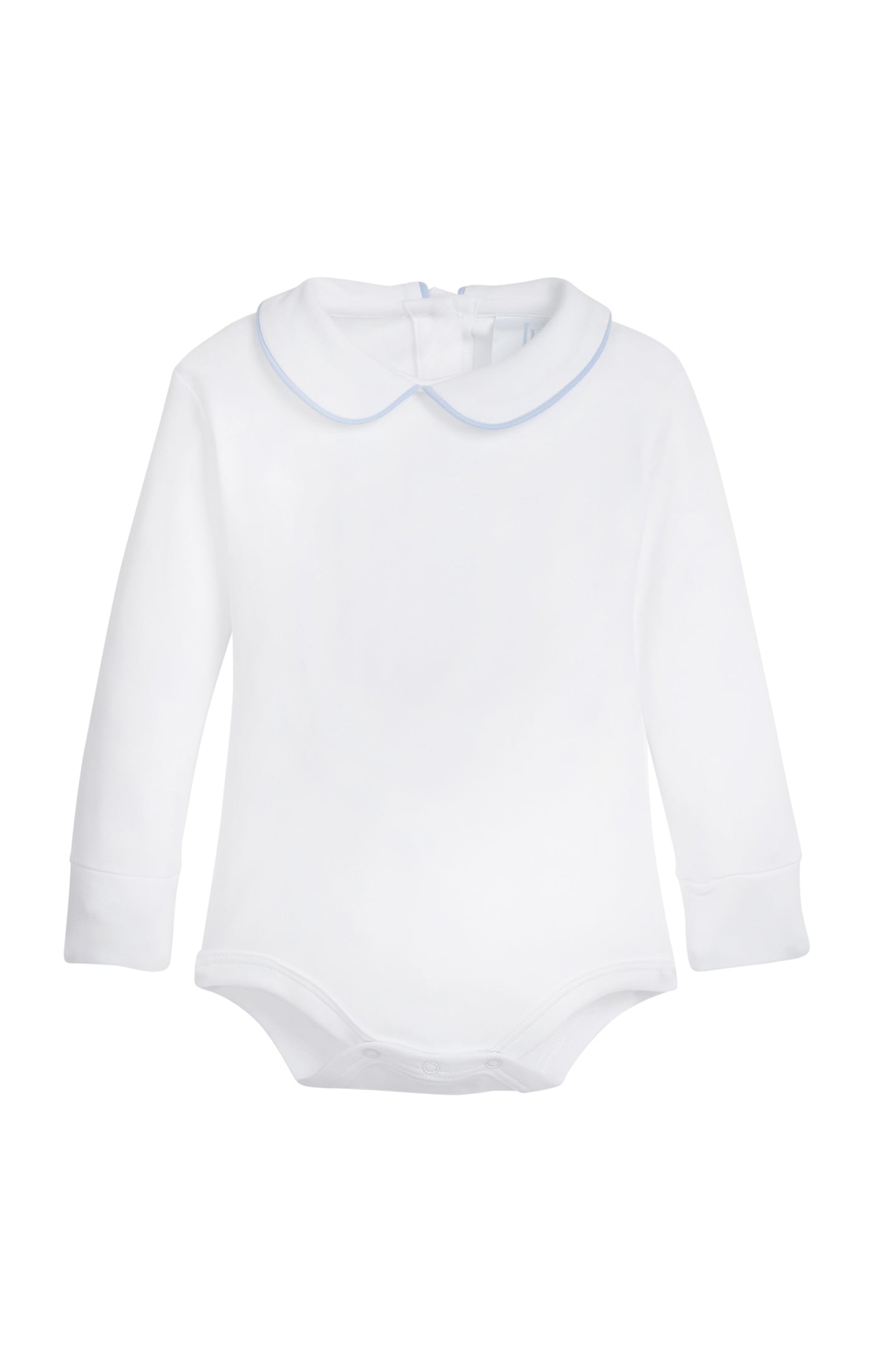 Piped Peter Pan Onesie - Light Blue