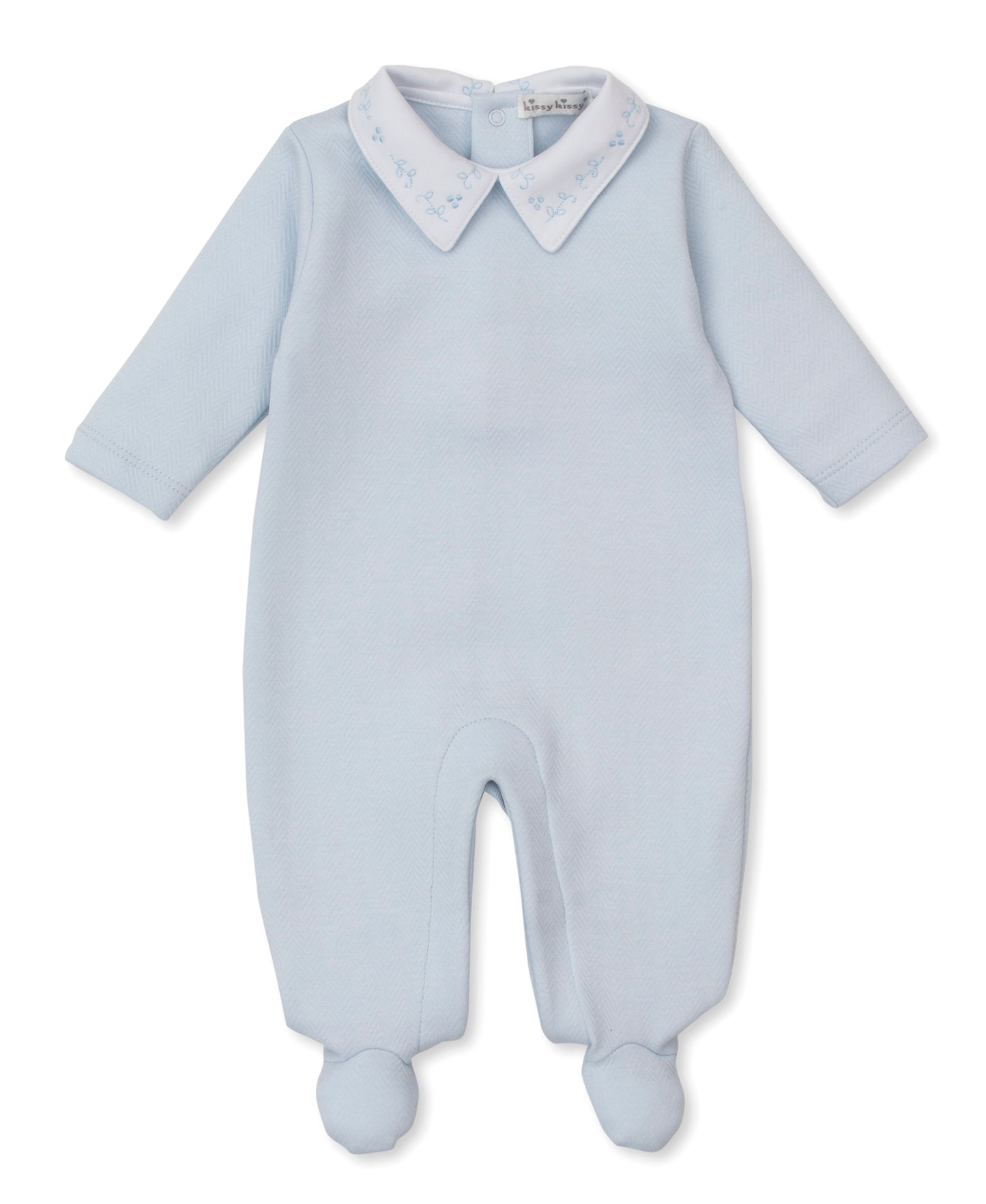 Jacquard Collared Footie, Sweet Homecoming