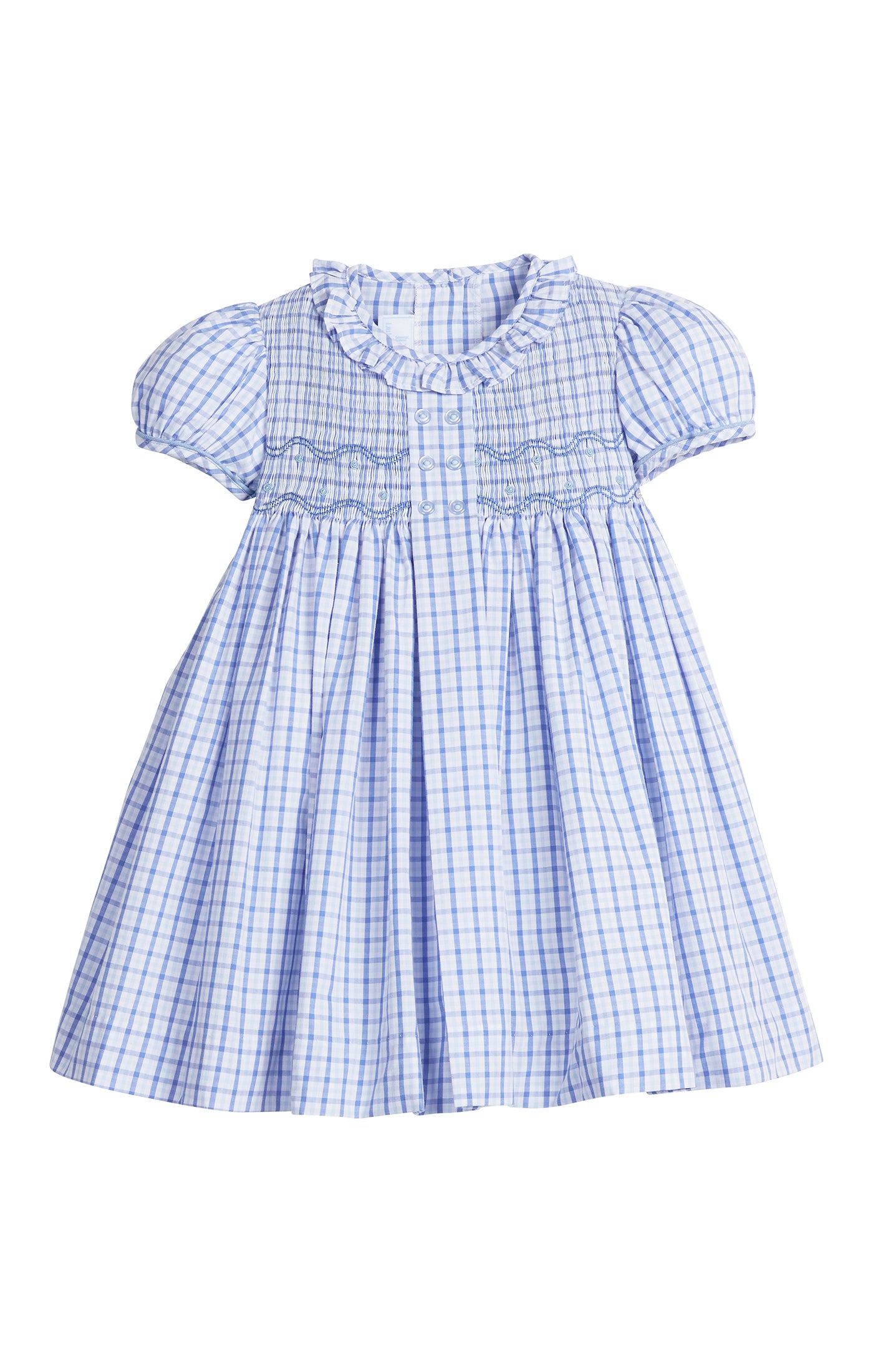 Smocked Bridget Dress - Woodberry Plaid