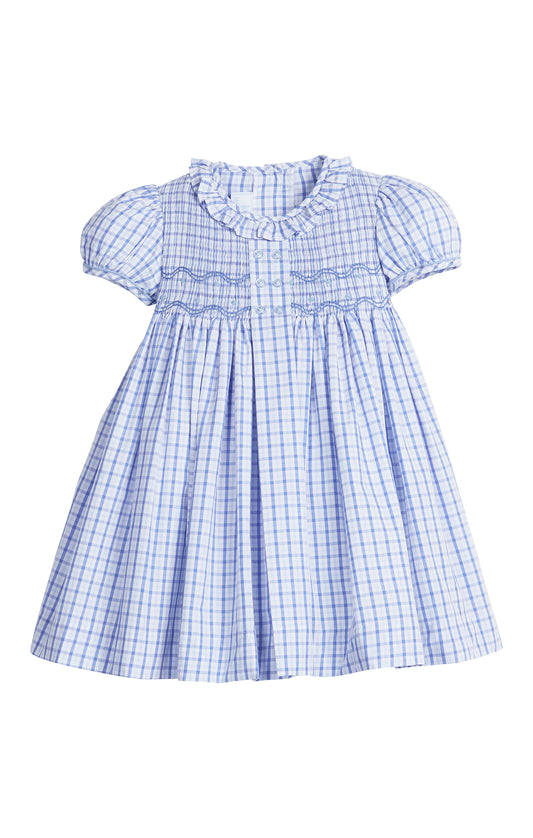 Smocked Bridget Dress - Woodberry Plaid