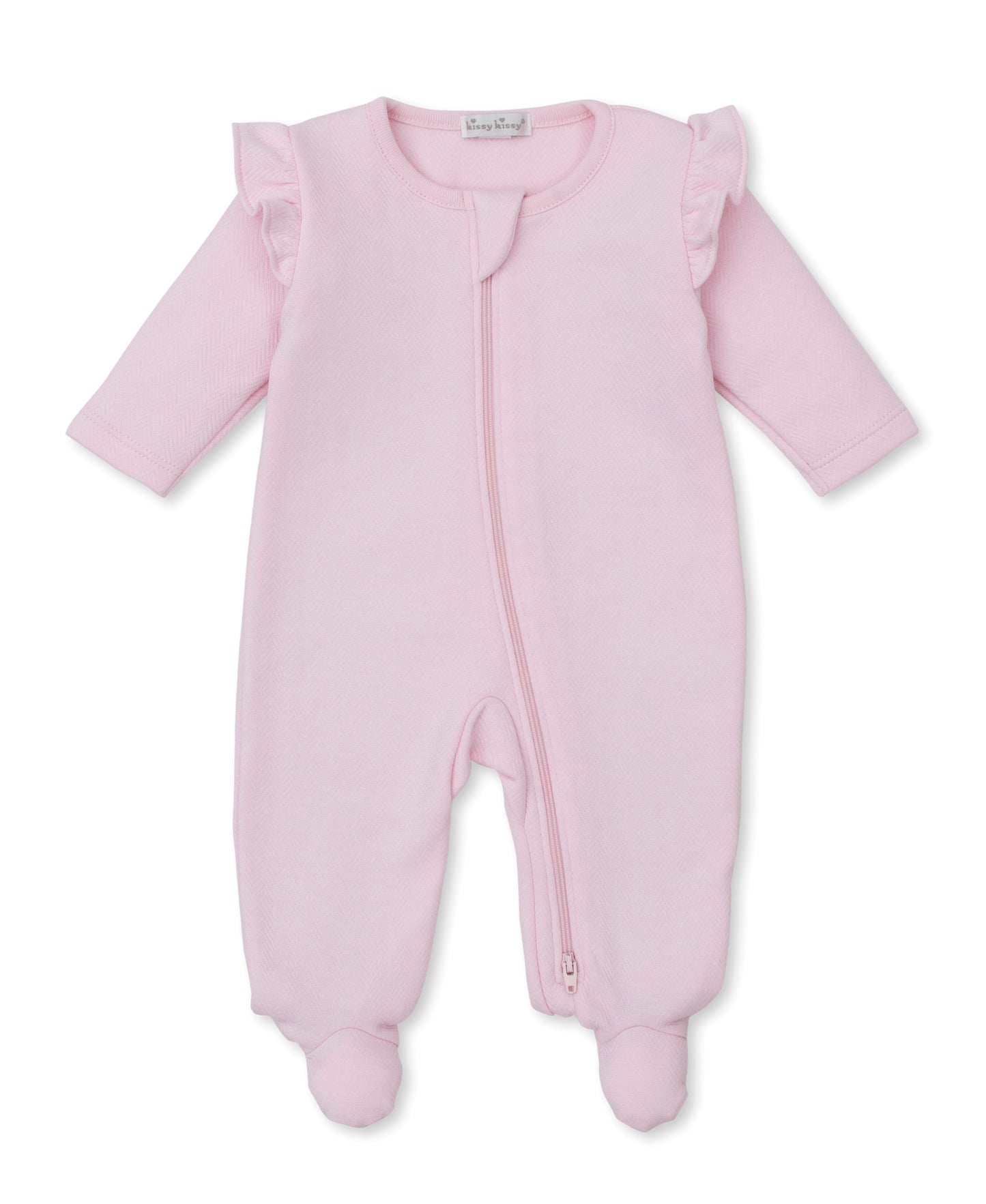 Jacquard Zippered Footie, Sweet Homecoming