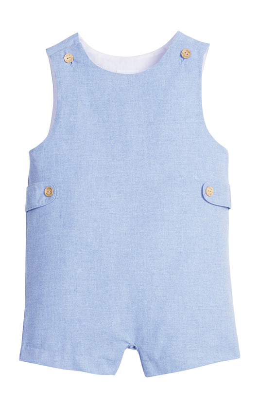 Vintage Button Tab John John - Alaskan Flannel