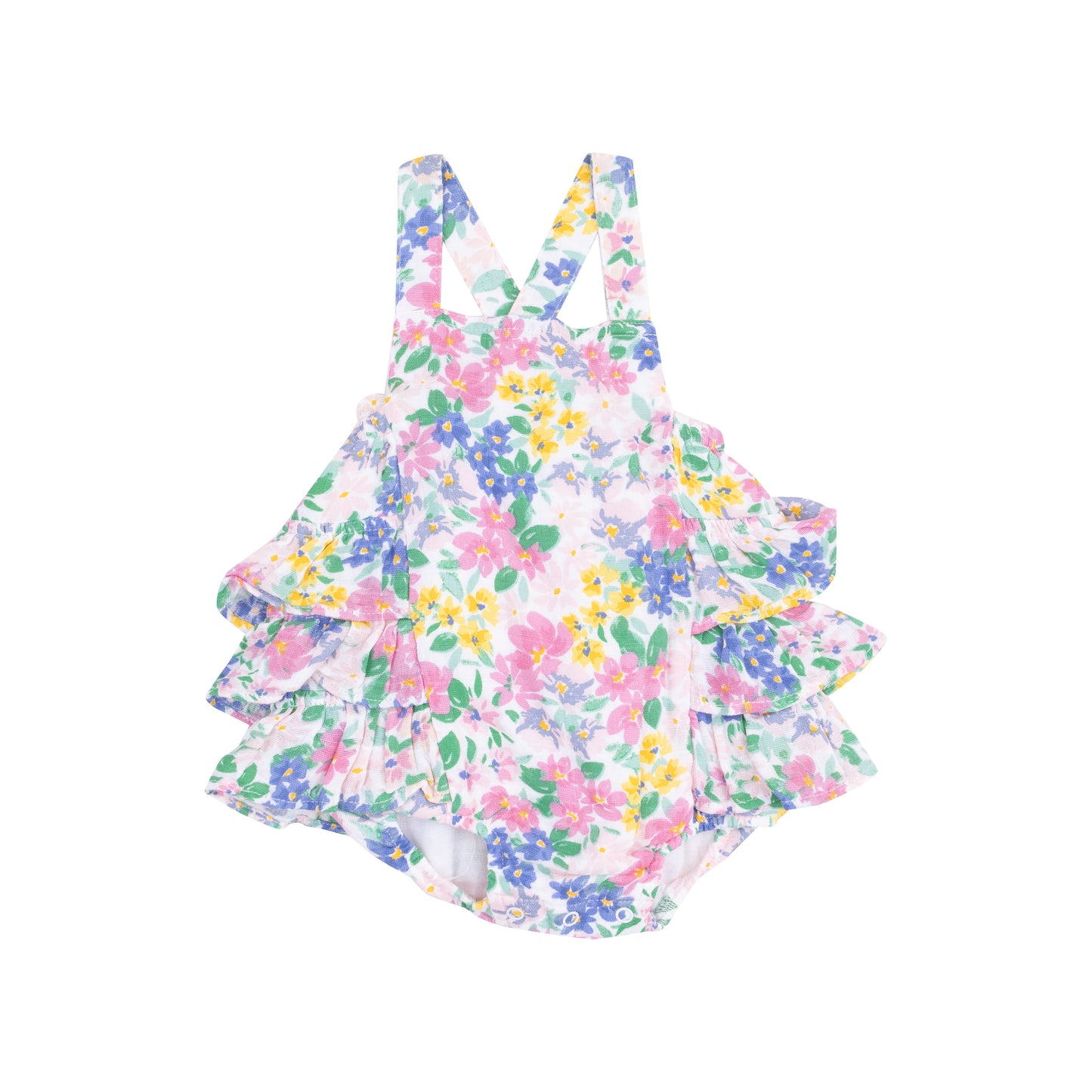 Emma Floral Ruffle Sunsuit