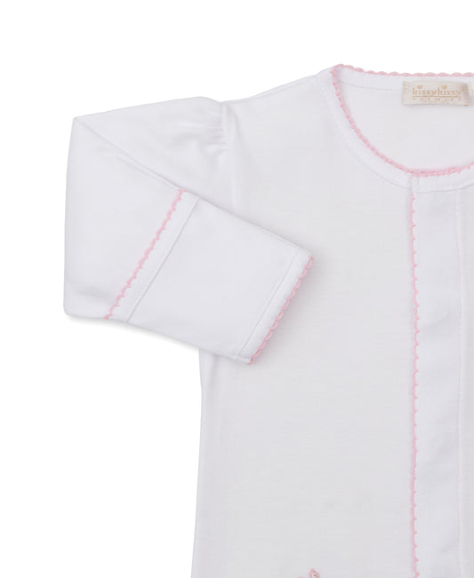 Premier Embroidered Footie, Springtime Bunny Fun