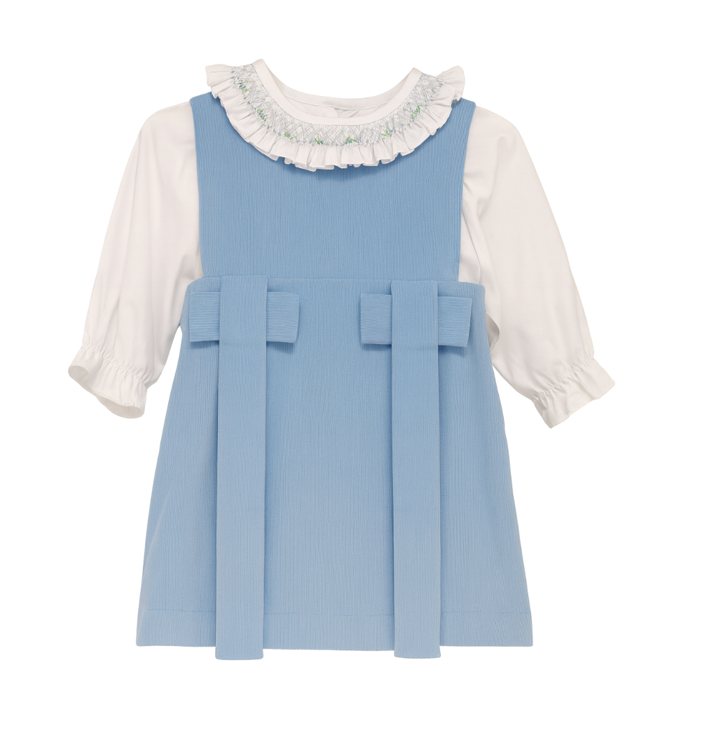 Debrah Periwinkle Blue Corduroy Jumper (blouse sold separately)