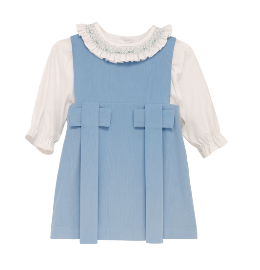 Debrah Periwinkle Blue Corduroy Jumper (blouse sold separately)