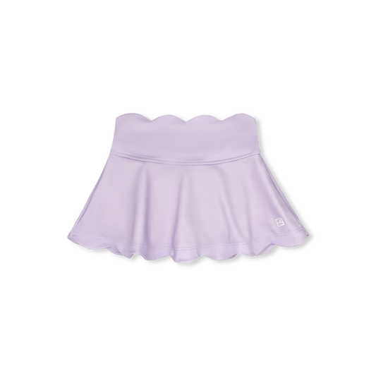 Zoe Scallop Skort - Petal Purple Athleisure, Cotton Candy Pink