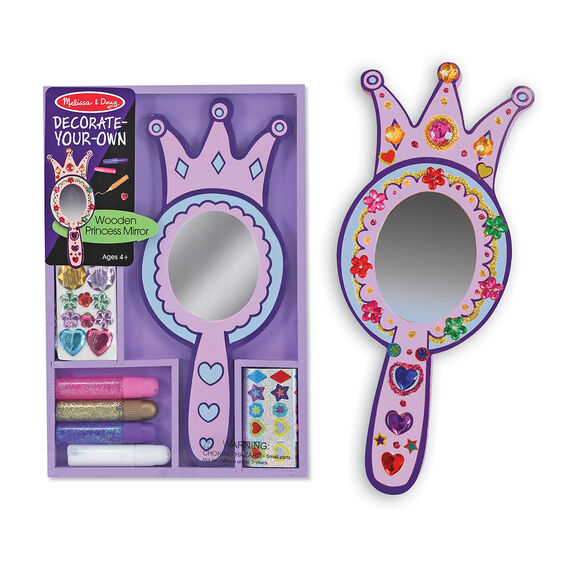 Decorate Your Own Wooden Princess Mirror