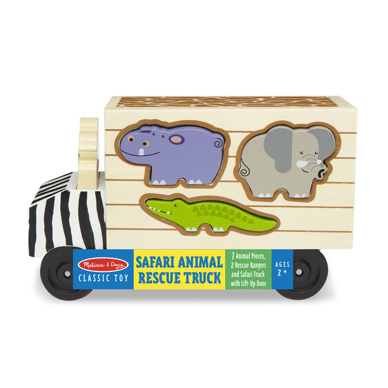 Safari Animal Rescue Wooden Play Set