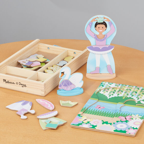 Magnetic Dress Up Play Set, Ballerina / Fairy