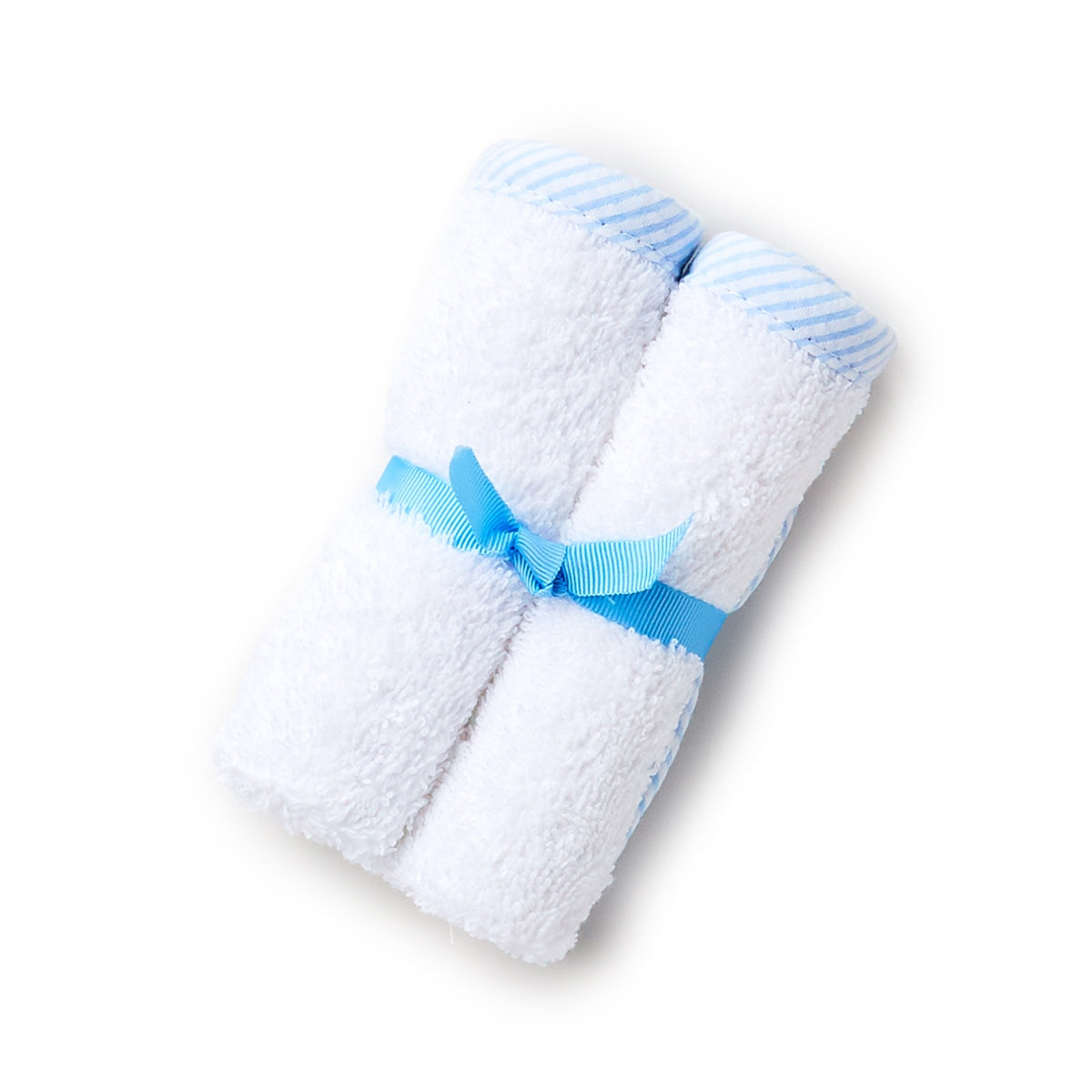 2 Piece Washcloth Set, Seersucker