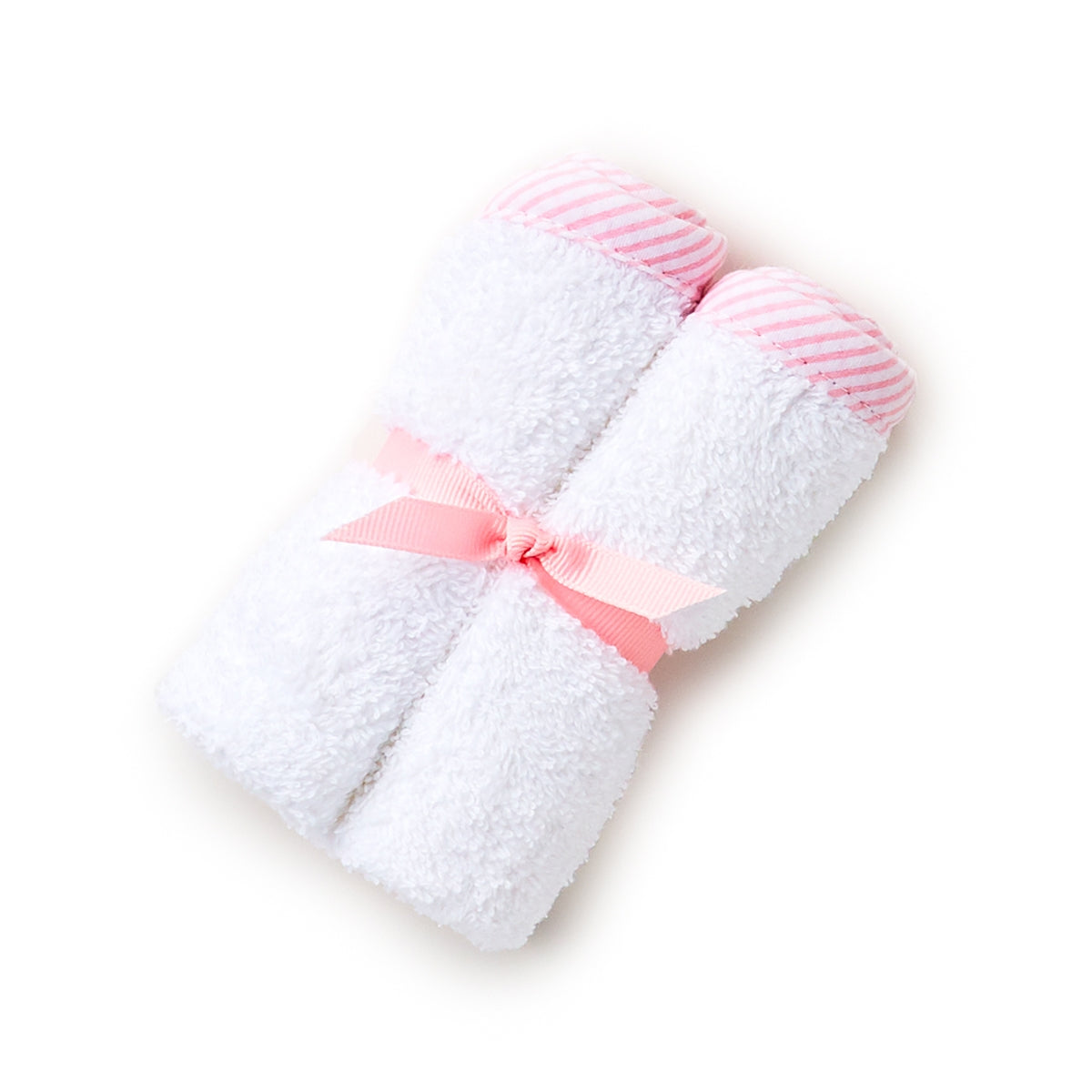 2 Piece Washcloth Set, Seersucker