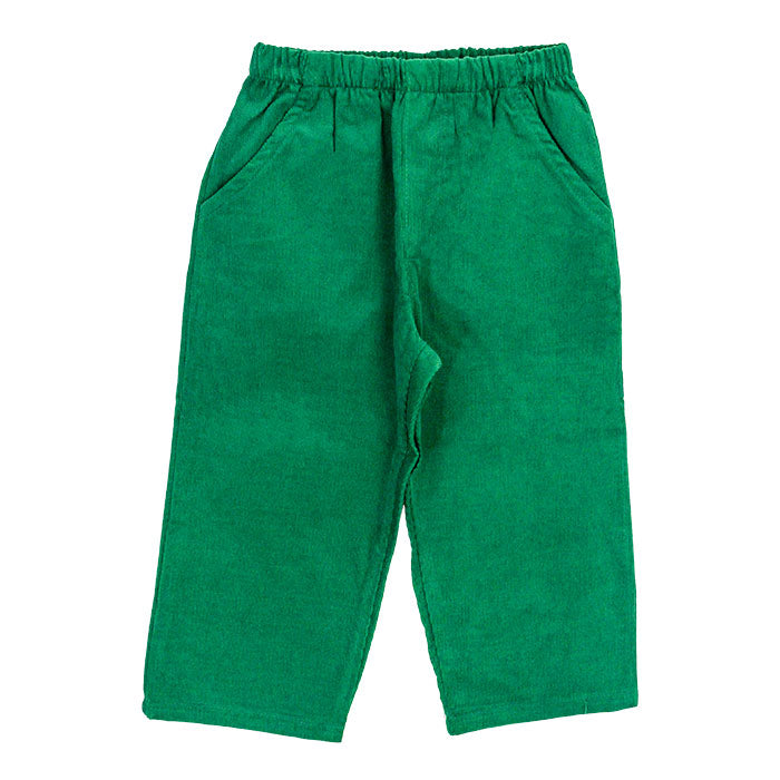 Kelly Green Corduroy Pull On Pants