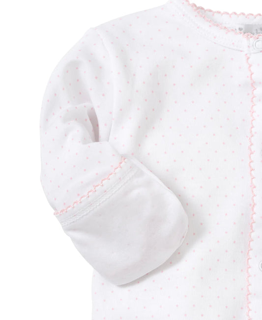 Pink Polka Dot Footie
