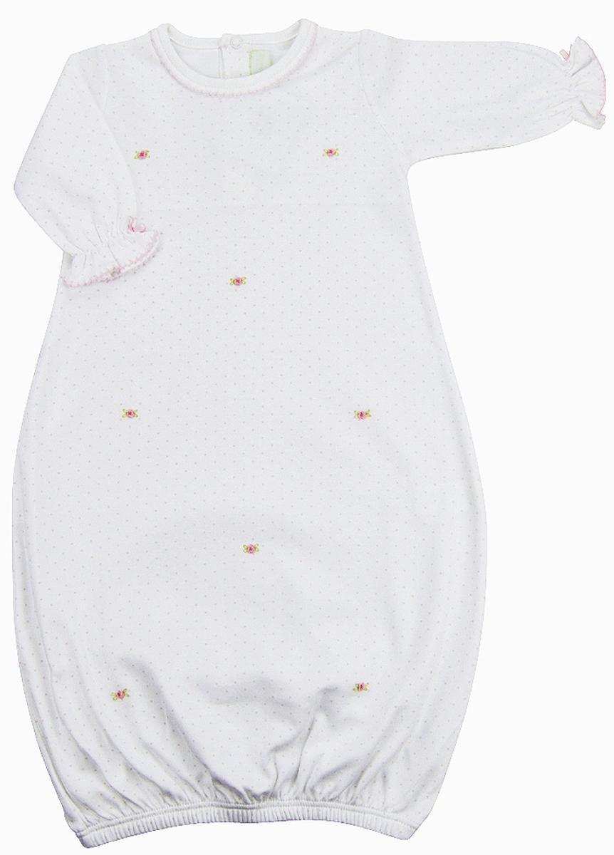 Peggy Rosette Polka Dot Daygown
