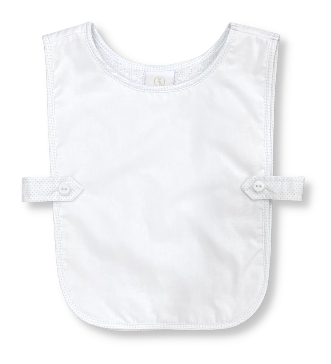 Celebration Bib, Blue Bitty Dot