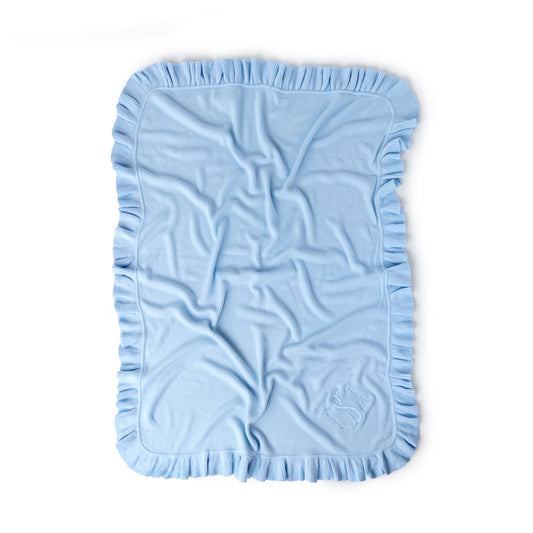 Blanket with Ruffle Edge