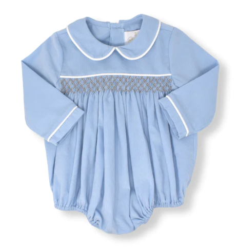 Windsor Boy Long Sleeve Bubble, Blue