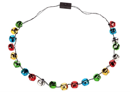 Lotsa Lites! Jingle Bell Flashing Necklace