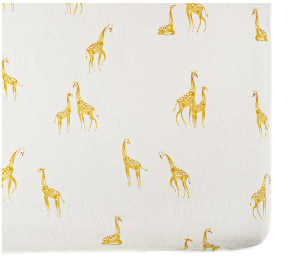 Giraffe crib top