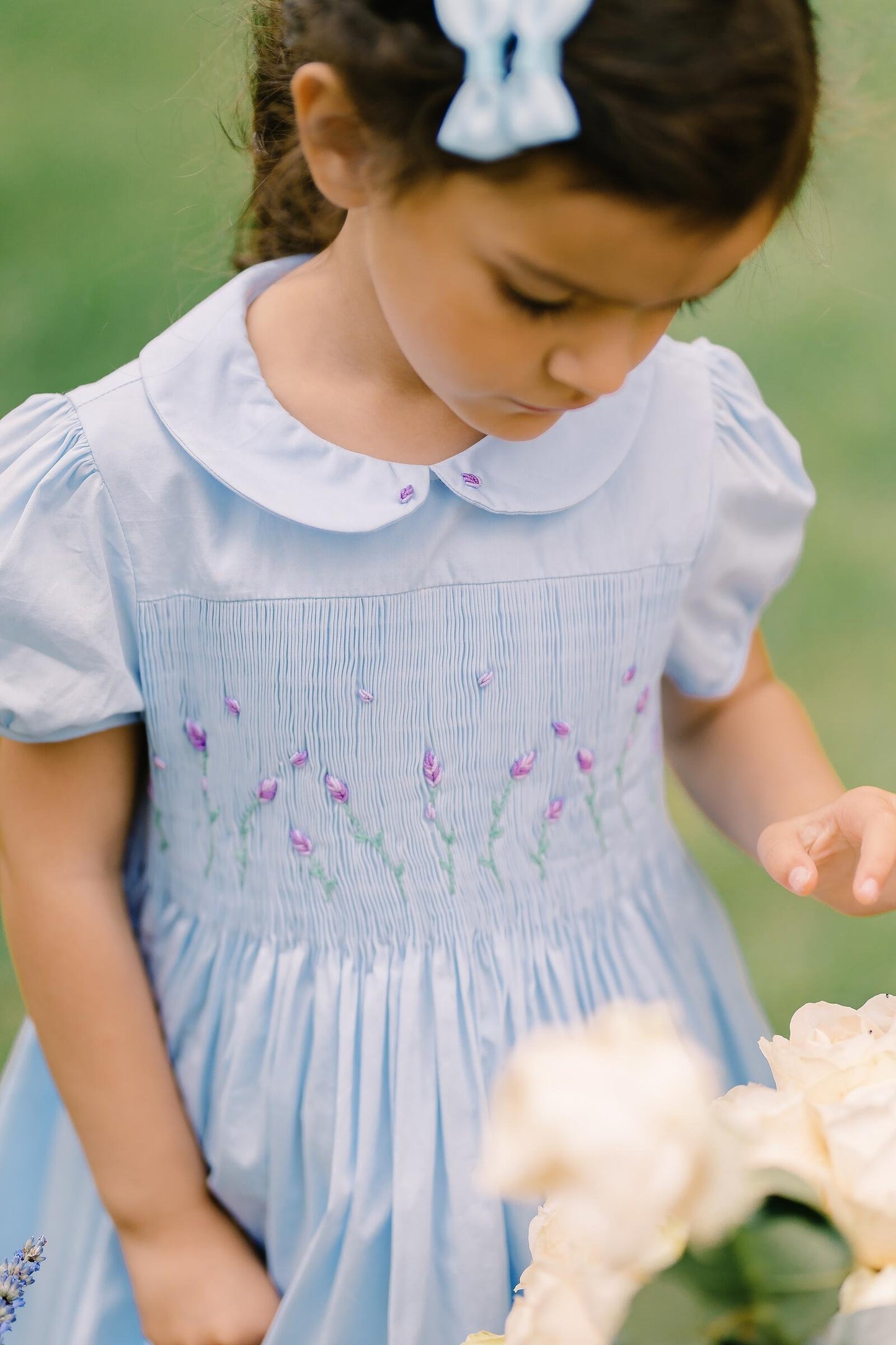 Elise Blue Short Sleeve Dress