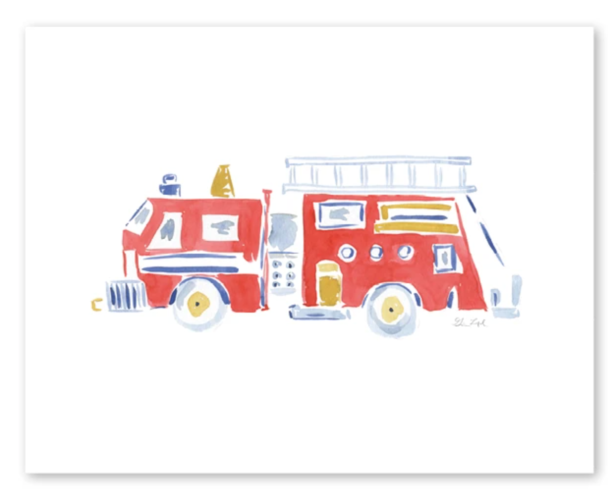 Print, Firetruck