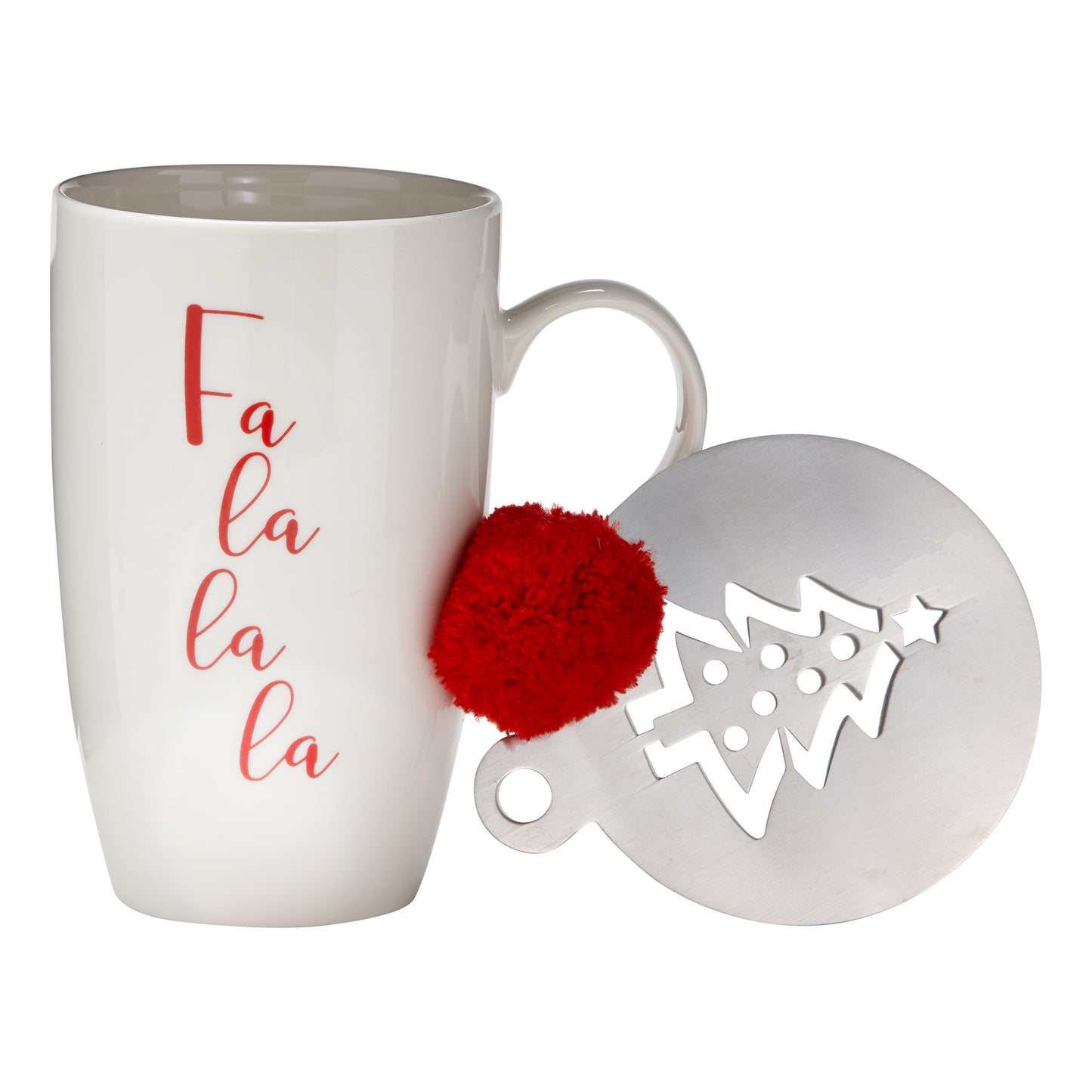 FA LA LA LA Mug & Stencil Set