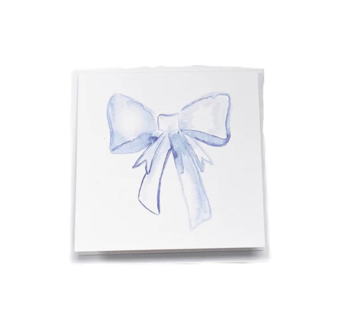 Enclosure Card, Blue Bow