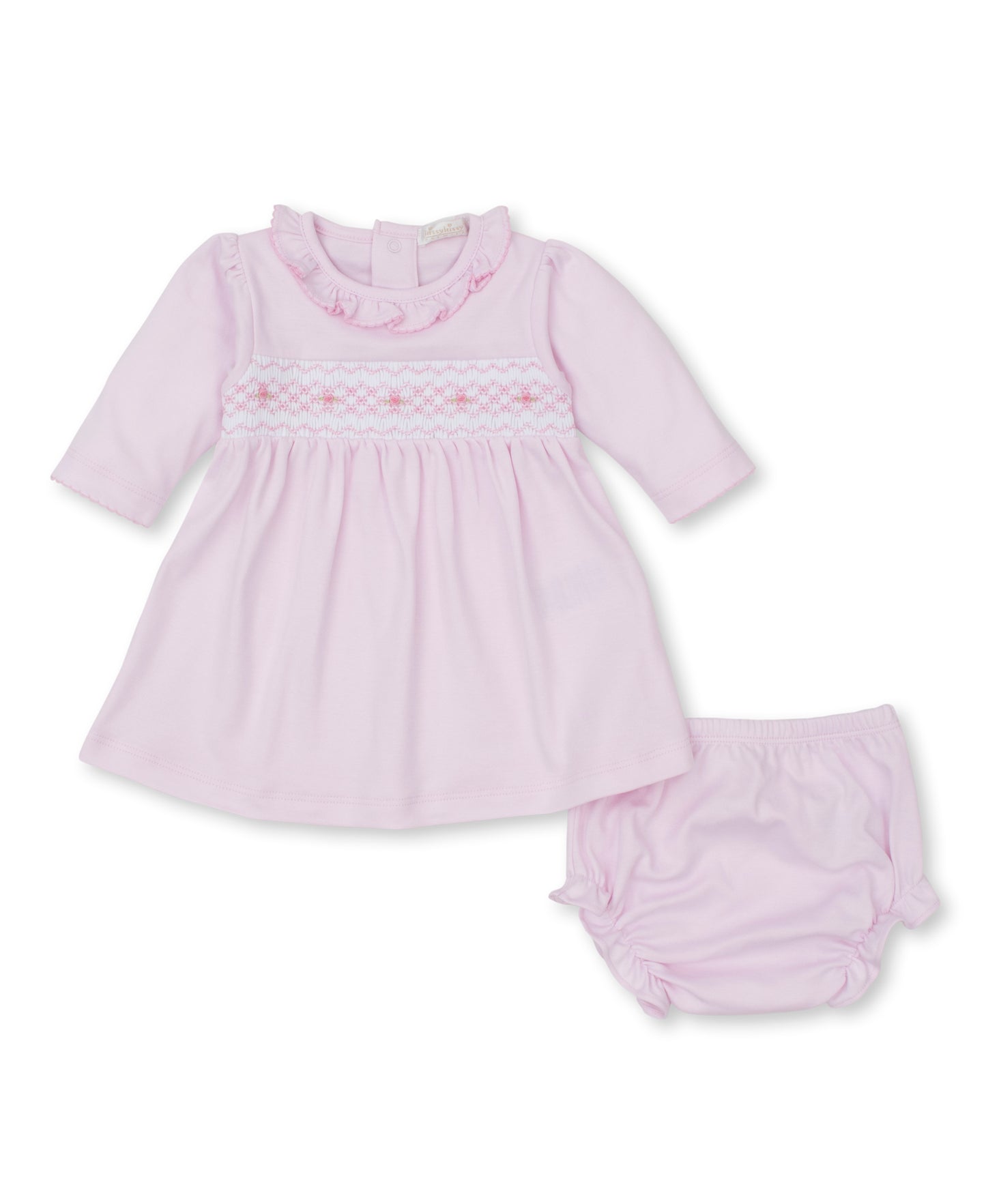 CLB Fall 23 Pink Smocked Dress Set