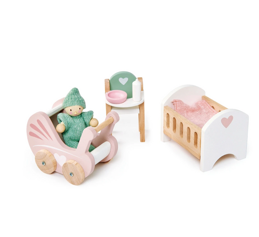 Dovetail Doll House Nursery Set