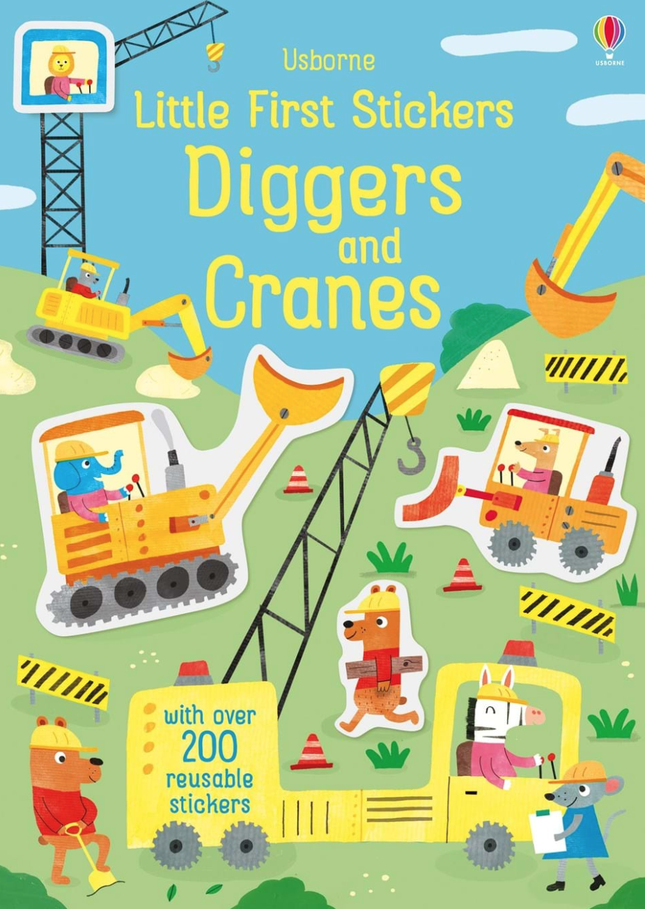 Little First Stickers Diggers & Cranes