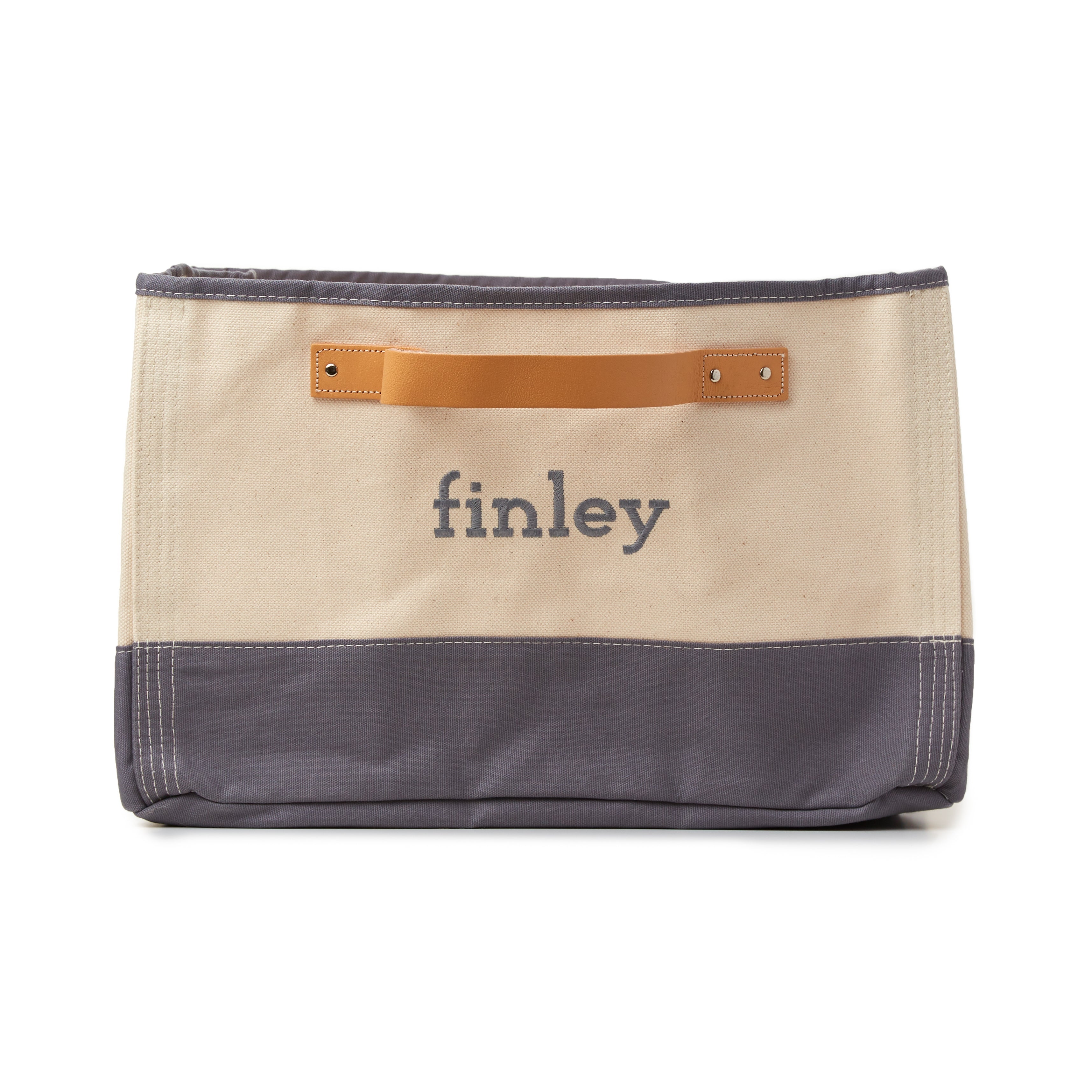 Monogrammed Storage Bin Baby Braithwaite