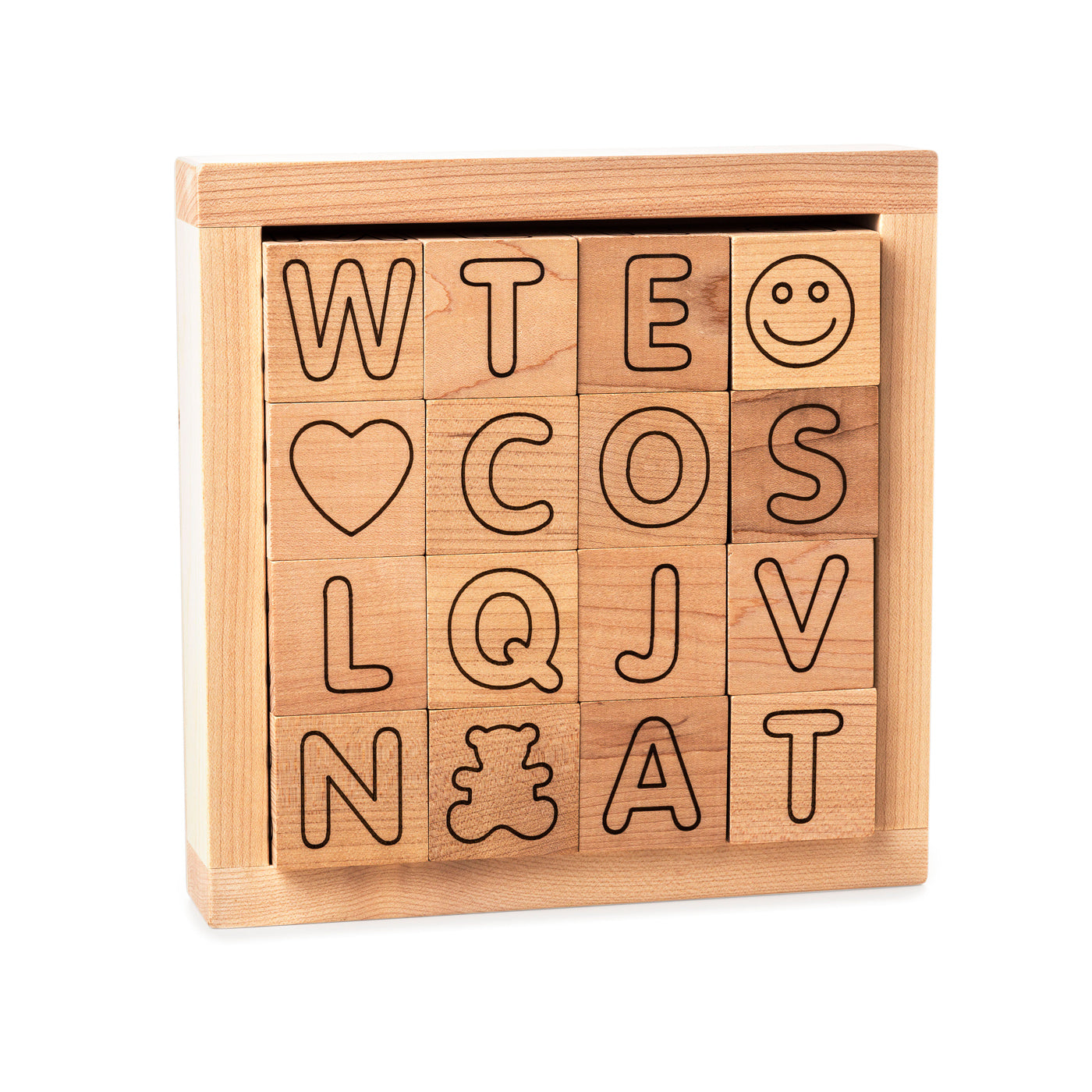 Natural ABC Block Set