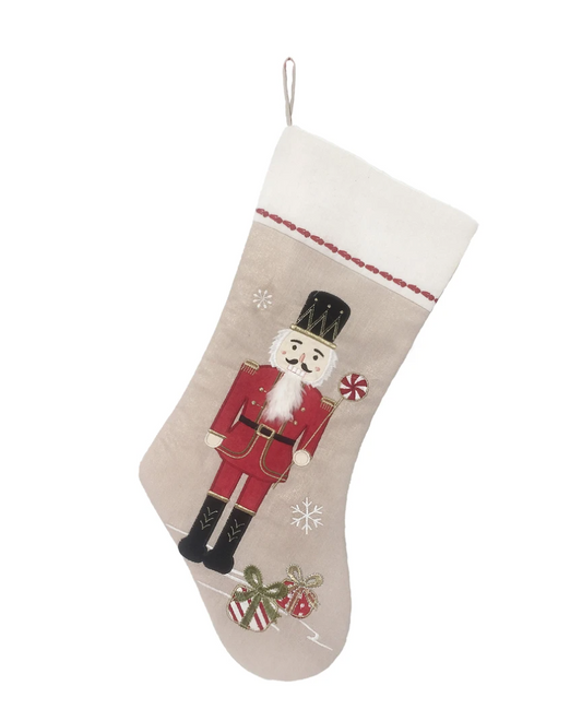 Stocking, Red Nutcracker