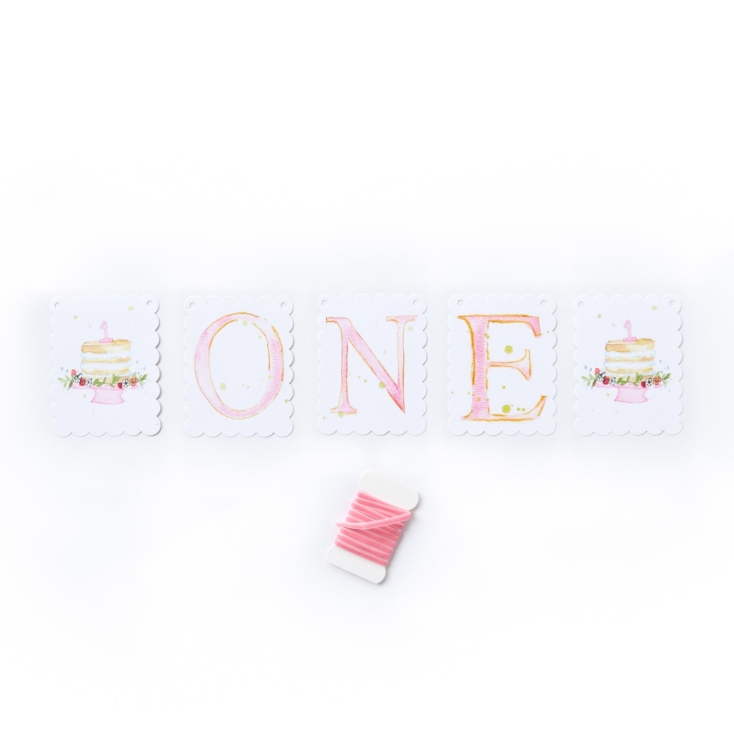 "One" Highchair Banner