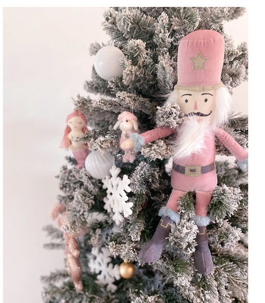 Pink Nutcracker Shelf Sitter
